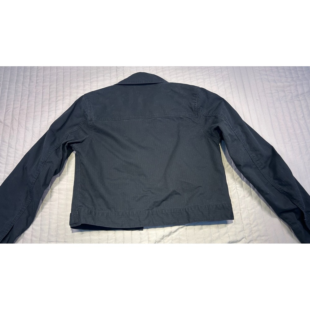 A New Day Black Cotton Utility Jacket Women's Size Medium Brand New w/tags - Picture 6 of 7